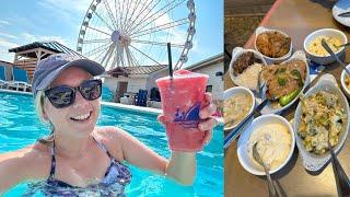 Margaritaville Island Hotel & The Island Pigeon Forge Rooftop Pool Fountain View Room & More