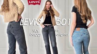 LEVIS 501 JEANS 90s BAGGY STYLE VS ORIGINAL FIT - WHICH LEVIS JEANS TO BUY
