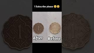 Cline a coin  #dirty #coins #clining #viral #short #subscribe 