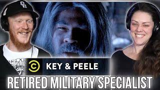 Key & Peele - Retired Military Specialist REACTION  OB DAVE REACTS