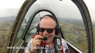 Garys Awesome Yak-52 Flight over The Hunter Valley - Wine Country Warbirds - Pilot Jamie Riddell