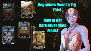 How and Where to Get MUST NEEDED Mods FOR BEGINNERS in Warframe  New Player Guides