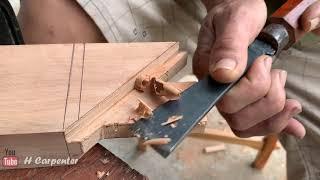 Amazing TECHNIQUES Japanese Traditional Joints Fastest Hand-Cut Joinery Skills Of H Carpenter