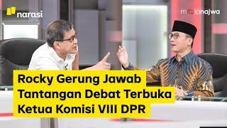 Rocky Gerung Jawab Tantangan Debat Terbuka Ketua Komisi VIII DPR Part 3  Mata Najwa