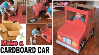 DIY Car  How to make a cardboard car foldable