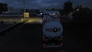 ETS2  Realistic Light Effect V2.0  Night Driving Gameplay