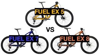 2023 Trek Fuel EX 5 vs 7 vs 8 Gen 6 What’s The Difference??