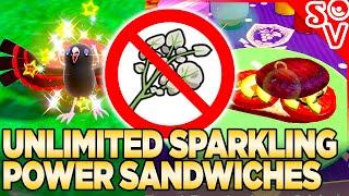 UNLIMITED Sparkling Power Sandwiches No Herba Consumed & New Recipes - Pokemon Scarlet and Violet