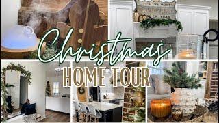 CHRISTMAS HOME TOUR 2023  New Home Tour  Neutral Organic Christmas  Timeless Decor