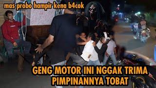 UNTUNG PEMUDA INI MASIH BISA TERLSELAMATKAN DARI ULAH GENG MOTOR.MEREKA KOK MAIN SATET