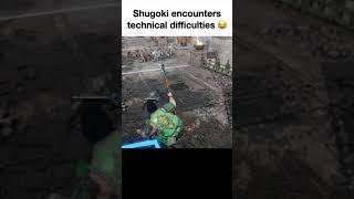 For Honor Shugoki encounters technical difficulties  #Shorts #126