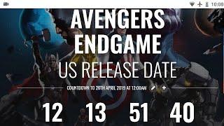 Avengers Endgame Live countdown Get ready