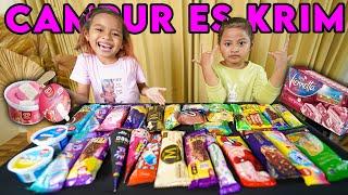 GILAK‼️ KITA CAMPUR SEMUA ESKRIM JADI SATU‼️ AUTO MUKBANG‼️