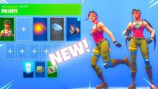 NEW BULLSEYE SKIN SHOWCASE Fortnite Battle Royale