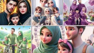 Top 20 #ai family Wallpapers Generated by ai  Muslim Family dpz #viralvideo  Hijabigirluzz