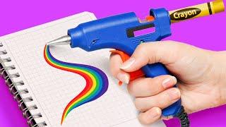 Creative Art Tricks With Crayons