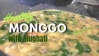 Healthy Monggo with Alugbati  Mung Bean Soup  Ginisang Monggo