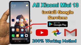 Xiaomi Miui 13 Google Play Store Install  Redmi Google Play Store Install on Miui 13 China Version