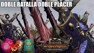 DOBLE SECSO DE RENOMBRE SLAANESH VS BRETONIA Y REYES TOTAL WAR WARHAMMER 3 #622