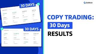 CopyTrading For 30 Days Final Results  Gate.io CopyTrading