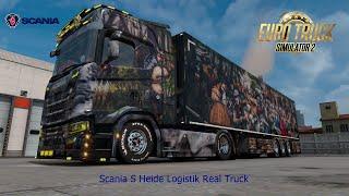 ETS2 1 39 Scania S Heide Logistik Real Truck+Animated Hands On Steering Whell