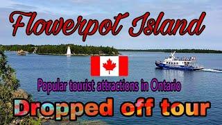 Flowerpot Island # Dropped off tour