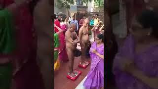 Indian women worship naked mens  puja in india