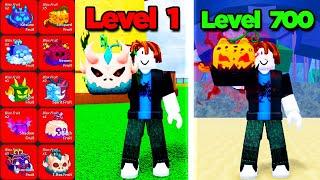 NOOB to MAX Level With ALL MYTHICAL FRUITS in Blox Fruits Part 1