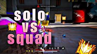 solo vs squad  with 18 kills wait for twist at end #solovssquad  #freefire #freefirehighlights