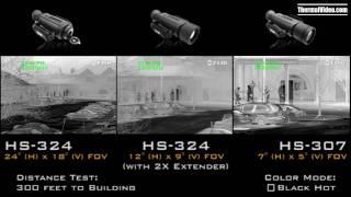 FLIR H-Series Range Comparison HS-324 HS-307