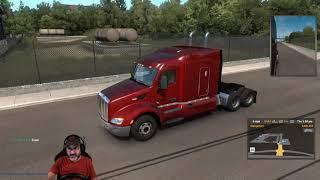 American Truck Simulator EP8 Multiplayer - G27 Wheel - Peterbilt 579