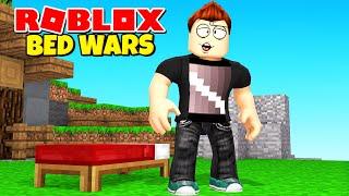 MÓJ PIERWSZY RAZ NA BED WARS w ROBLOX *wygrana*