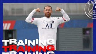 Sergio Ramos First training at PSG