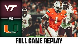 Virginia Tech vs. Miami Full Game Replay  2024 ACC Football