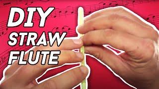 DIY STRAW FLUTE  Creative Minds