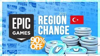 نحوه تغییر منطقه Epic Games به ترکیه  ارزان ترین بازی ها و Vbucks