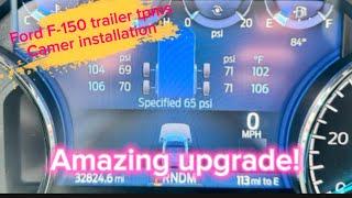 ford f-150  trailer  TPMS  rear camera kit installation #rvlife #f150 #TPMS