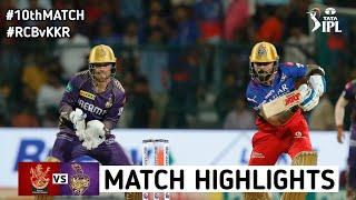 Royal Challengers Bangalore vs Kolkata knight riders Match Highlights  rcb vs kkr ipl highlights