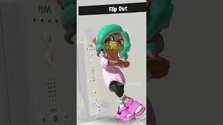 Wields The Wii Remote in Splatoon 3 Splatana Wiper Emote #shorts