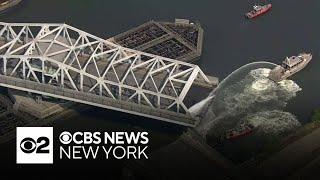 Third Avenue Bridge stuck open in the Bronx
