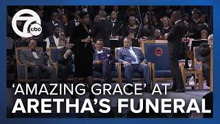 Jennifer Hudson performs Amazing Grace at Aretha Franklins funeral