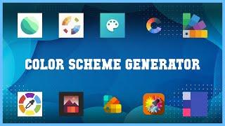 Top 10 Color Scheme Generator Android Apps