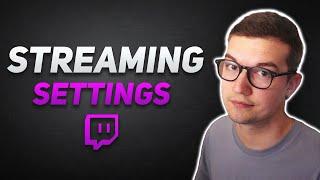 BEST OBS Streaming Settings for Twitch 2024 NO LAG