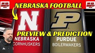 Nebraska vs Purdue Preview & Prediction #nebraskafootball