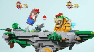 LEGO Mario Smash Bros Fight 1 STOP MOTION LEGO Mario Vs Bowser   Billy Bricks