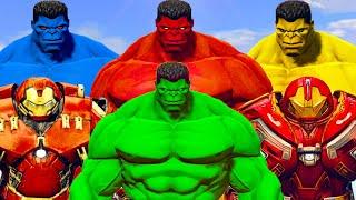 Blue Hulk & Red Hulk & Hulk vs Hulkbuster - What If