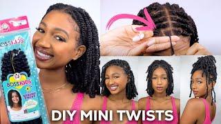 EASY DIY Mini Twists with extensions +3 Easy Styles  Bobbi Boss kids hair