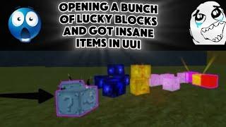 I Opened A Bunch Of Lucky Blocks In UUIUUI #game #roblox #lucky #robloxedit #robloxgames #uui