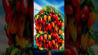 Special skills in growing peppers without planting seeds #garden