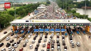 Momen Kemacetan Arus Mudik dI Tol Cikampek